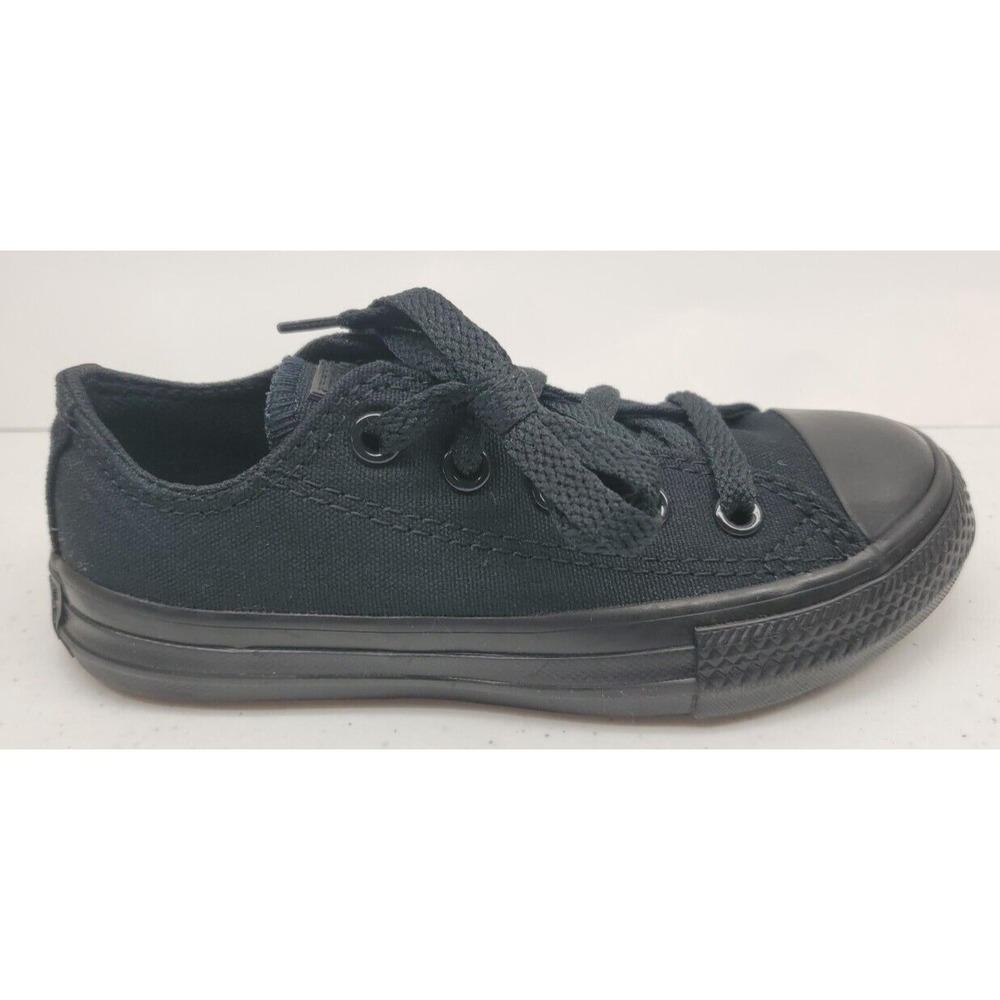 Converse Youth Chuck Taylor All Star Canvas Low Top Sneakers Black Size 11Y NEW